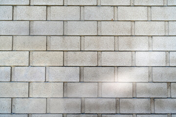 Naklejka premium brick wall structure concrete brick masonry background. brickwall. Building material concept