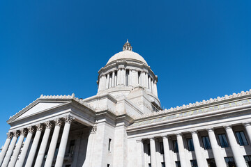 Legislative Building in Olympia. home of government of Washington state.