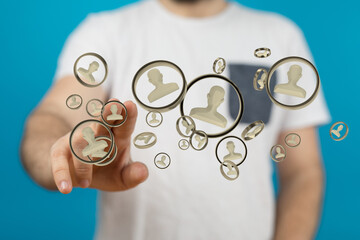  people network structure HR - Human resources management and recruitment