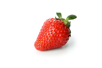 Fresh tasty strawberry isolated on white background
