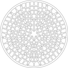 Rose Window, Fig. 23, round 2, triangular 2, framework