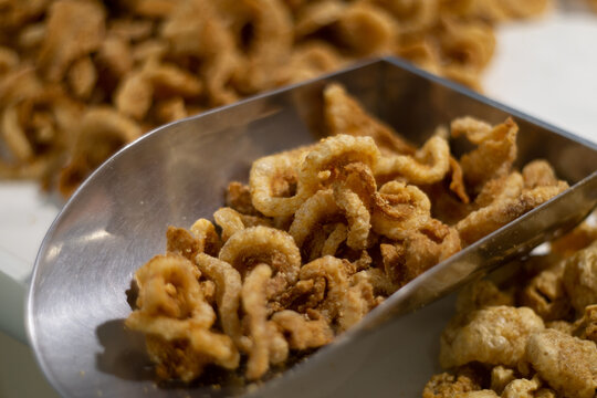 Pork Crackling ,Nation Food Of Thailand