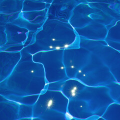 Swimming pool surface abstract background