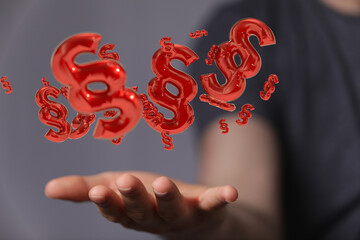 Law and justice concept modern 3d