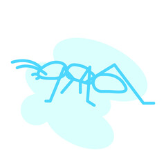 Illustration Vector graphic of ant icon template