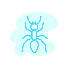 Illustration Vector graphic of ant icon template