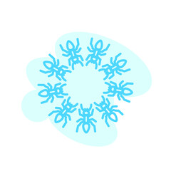 Illustration Vector graphic of ant icon template