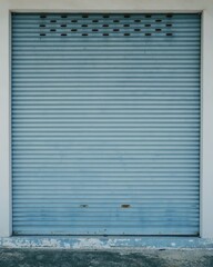 metal door with shutters