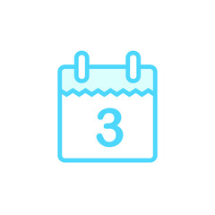 Illustration Vector graphic of calendar icon. Fit for agenda, remember, application, reminder etc.