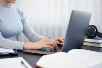 Office work concept a female secretary working on her duty about schedule arrangement and some important documents