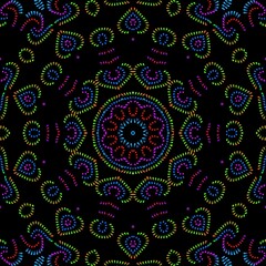 Indian floral pattern design for the usage of home decoration.