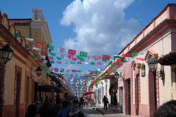 Fototapeta na wymiar Street in San Cristobal de las Casas