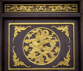 Chinese traditional carved solid wood doors and windows