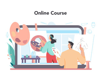 Artist online service or platform. Professional illustrator