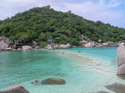July 5, 2021-Koh Tao, Thailand-In this phoo taken is Nov 15, 2005. A View of Koh Tao beautiful scene.