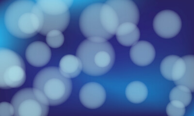 blue bokeh turn on light background illustration