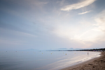 salou as the sunsets