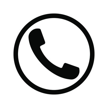 Cell phone vector icon. Telephone call icon. Ringing phone icon