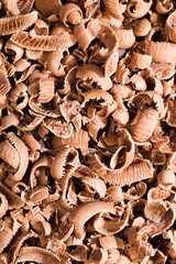 sliced and broken chocolate