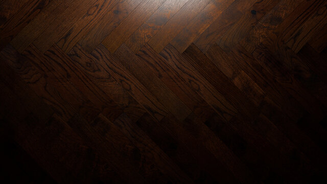 Dark Wood Floor Background.