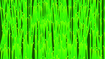 Seamless green bamboo grove texture Vector illustration