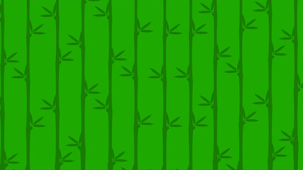 Green bamboo forest texture Vector illustration for background
