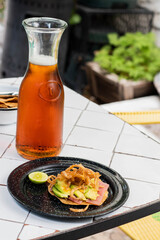 Cerveza con tostada