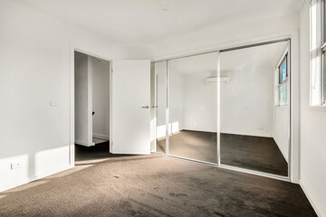 Empty and unfurnished brand new apartment