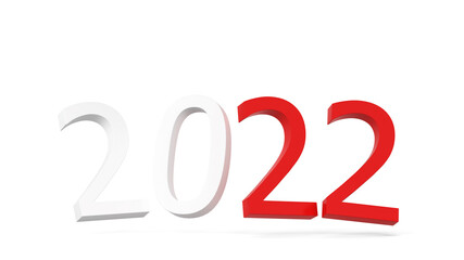 2022 year text sign