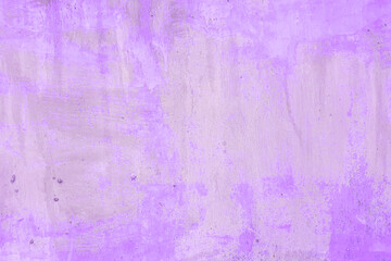 Lilac or violet painted wall background, texture. Concrete structure closeup. Texture of rough stucco wall.