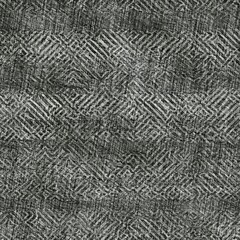 Seamless hand drawn pencil sketch pattern for surface print. High quality illustration. Ornate hand drawn look with lights and shadows and crosshatch texture. Ornate abstract design in perfect repeat.