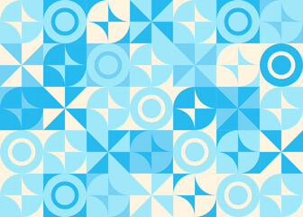 blue color neo geometric pattern background