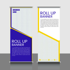 roll up banner, brochure, flyer, banner design, industrial, company, template, vector, abstract, line pattern background, modern x-banner, pull-up banner,  rectangle size banner.