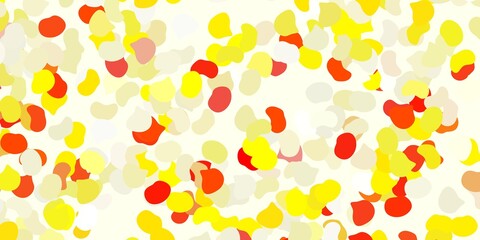 Light orange vector pattern with abstract shapes.
