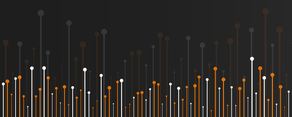 Template for hi-tech banner or presentation. Abstract modern digital data. Vector futuristic circuit board. Computer, internet connection.