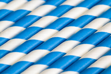 Obraz premium blue plastic tubes