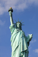 Fototapeta premium Freiheitsstatue / Satue of Liberty or Liberty Enlightening the World /