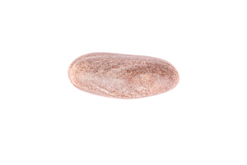 Macro mineral stone jasper on a white background