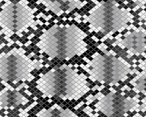 SVG Seamless  pattern of snake leather, gray color on a white background