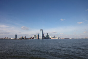 Naklejka premium Jersey City - Skyline / Jersey City - Skyline /