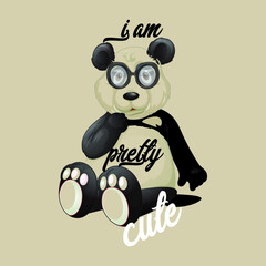 I am pretty cute slogan t shirt design