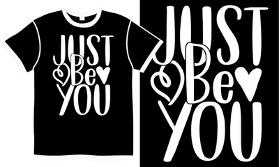 just be you, typographic romantic wedding, inscription thank you positive written isolated vintage clothing design