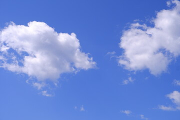 Sky with clouds. Suitable for backgrounds. Sky texture.