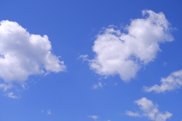 Fototapeta premium Sky with clouds. Suitable for backgrounds. Sky texture.