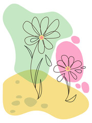 vector illustration flower 