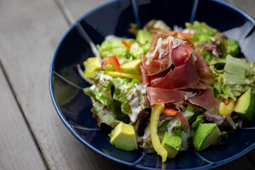 salad サラダ 生ハム