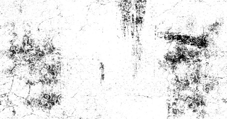 Rough black and white texture vector. Distressed overlay texture. Grunge background. Abstract textured effect. Vector Illustration. Black isolated on white background. EPS10