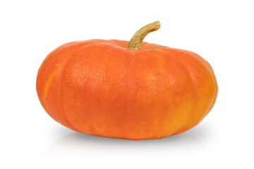 Orange pumpkin isolated on a white background