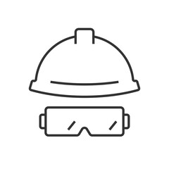 Fototapeta premium construction helmet icon