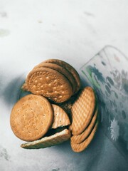 macaroons and coffee